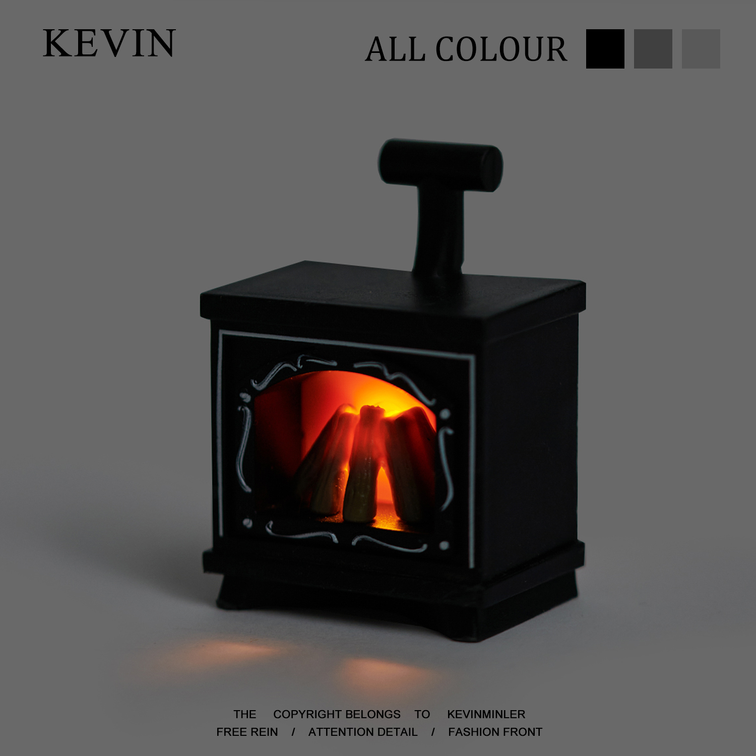 Kevin家!“无聊了送TA一个壁炉小夜灯”会发光的创意摆件圣诞礼物