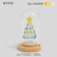 琉璃圣诞树桌面摆件生日礼物 圣诞树 在等雪花 烟花 Kevin家
