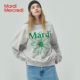 MardiMercredi经典 小雏菊圆领印花休闲卫衣男女宽松上衣可露丽风