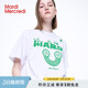MardiMercredi字母彩虹印花短袖 t恤星星图案宽松显瘦休闲百搭女