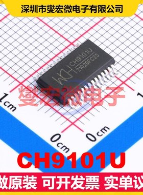 CH9101U SSOP-28-209mil USB转换芯片IC