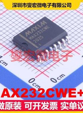 MAX232CWE+T SO-16-300mil RS-232收发器接口芯片IC