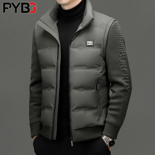 高端爆款轻薄款羽绒服男士冬季2025新款保暖立领夹克外套男款男装