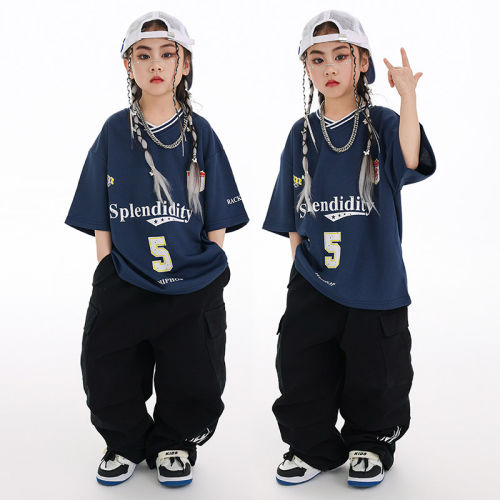 少儿街舞嘻哈爵士走秀演出服