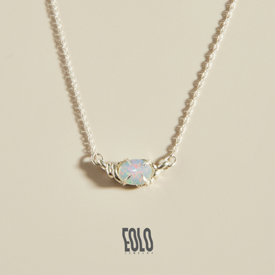 EOLO欧泊宝石项链女款