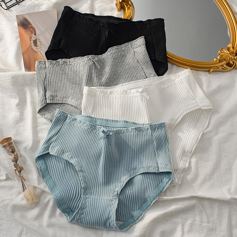 内裤女纯棉100%全棉裆中高腰提臀收腹少女生舒适透气女士三角短裤,女士内衣/男士内衣/家居服,女三角裤,淘宝优惠券,粉丝福利购,淘宝优惠卷