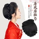 汉服假发古风一体式 唐风新娘发型后脑勺垫发包女 发包盘发发髻古装