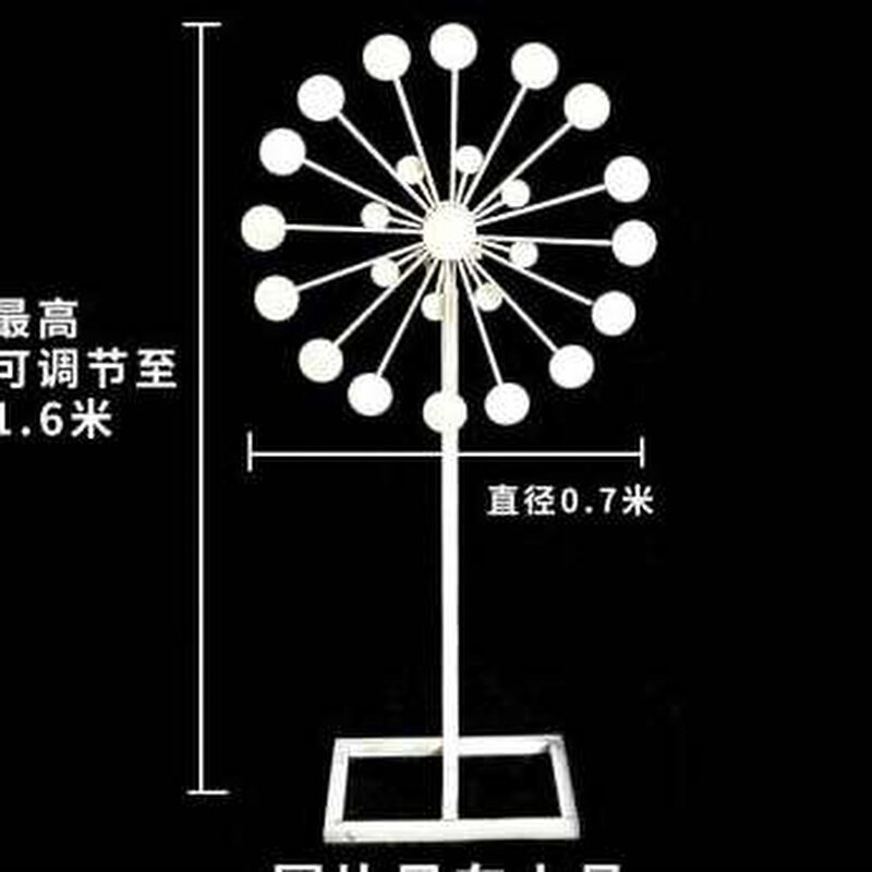 极速新品厂促电动风车婚庆道具旋转风车婚礼舞台布置路引铁艺摩天