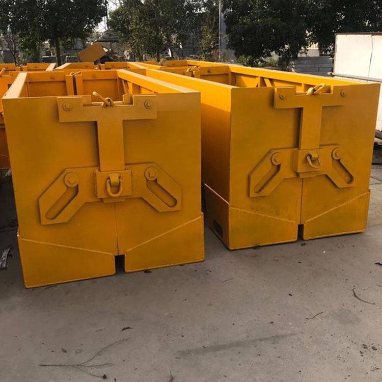 鼎东 单轨吊卸料箱 矿用单轨吊集装箱 底部自卸式物料箱