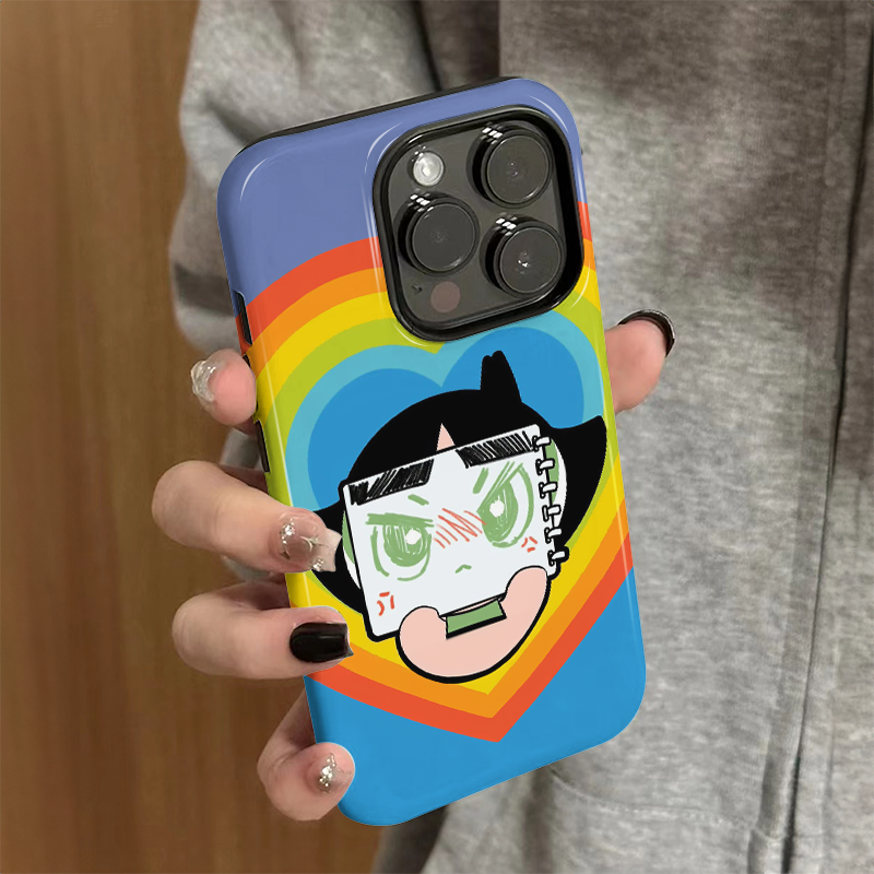 适用苹果15promax手机壳新款女iPhone16创意iP13/14硅胶xr防摔保护套pro卡通iP7/8小众plus飞天女警xsmax外壳