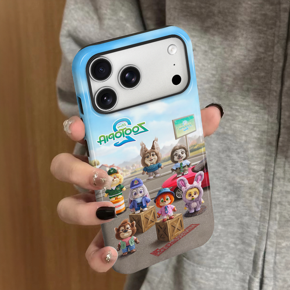 疯狂动物城适用苹果17pro手机壳iPhone16promax卡通15pro女13可爱14新款xsmax动漫12防摔11保护套8/7plus菲林