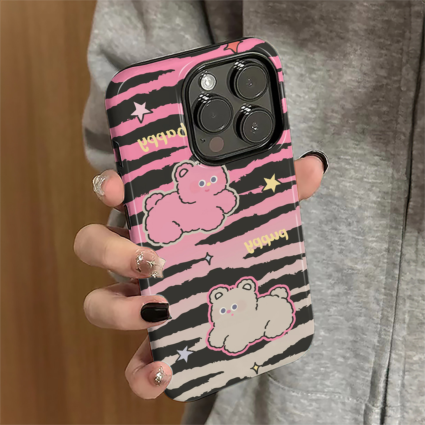 条纹小狗适用苹果16promax手机壳iPhone17pro卡通iP15pro高级14女13潮牌xsmax新款12防摔11保护套8/7plus菲林,3C数码配件,手机保护套/壳,淘宝优惠券,粉丝福利购,淘宝优惠卷