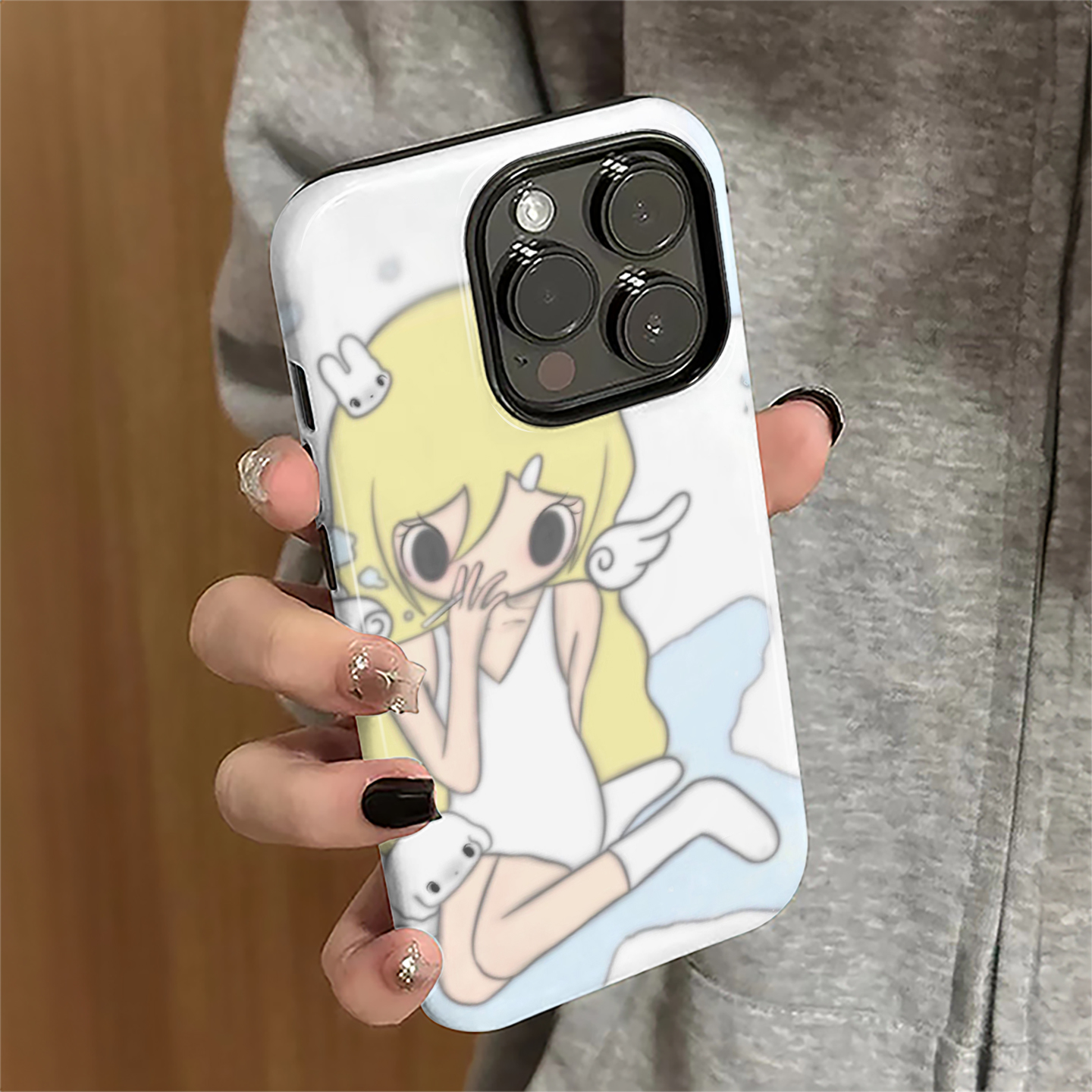 适用苹果17pro手机壳iPhone16promax个性ip15pro新款13女14卡通12防摔保护套11野有上秋xsmax硬7/8plus菲林e