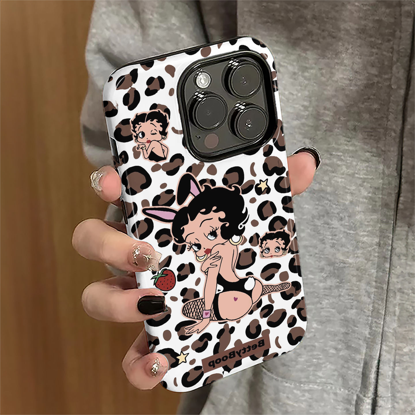 适用iPhone17pro手机壳苹果16promax新款ip15pro个性14简约13女12防摔保护套11豹纹女孩xsmax菲林7/8plus潮e