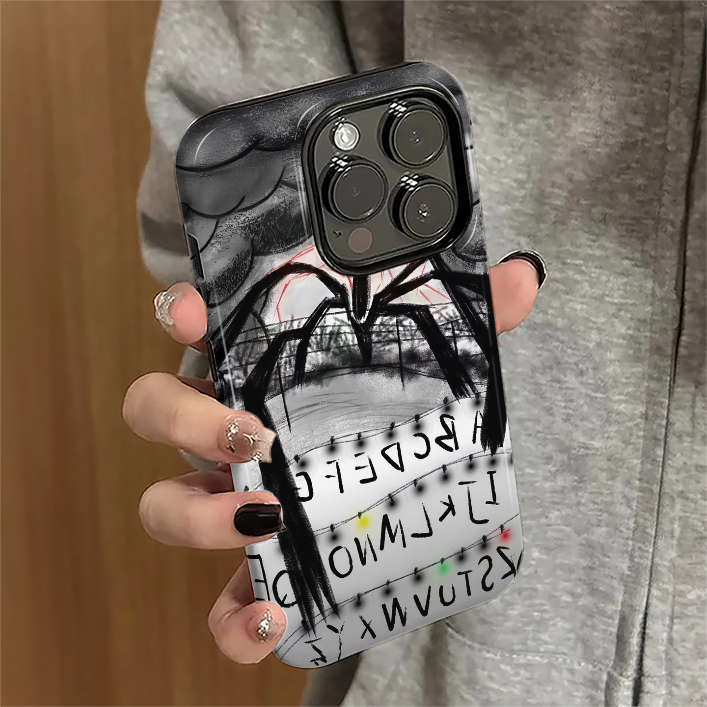 怪奇物语适用iPhone16promax手机壳苹果17pro艺术ip15pro女13个性14新款xsmax高级12防摔11保护套8/7plus菲林