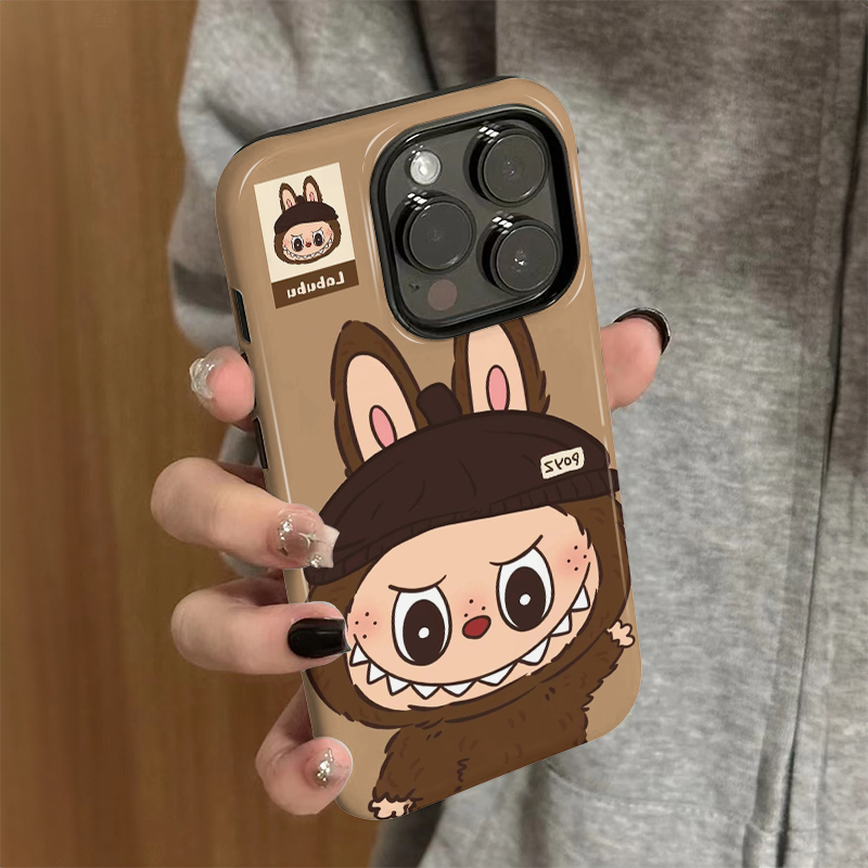 适用苹果16手机壳女iPhone15promax新款可爱iP13/14硅胶xr防摔保护套pro卡通iP7/8小众plus帽子拉布布xsmax外