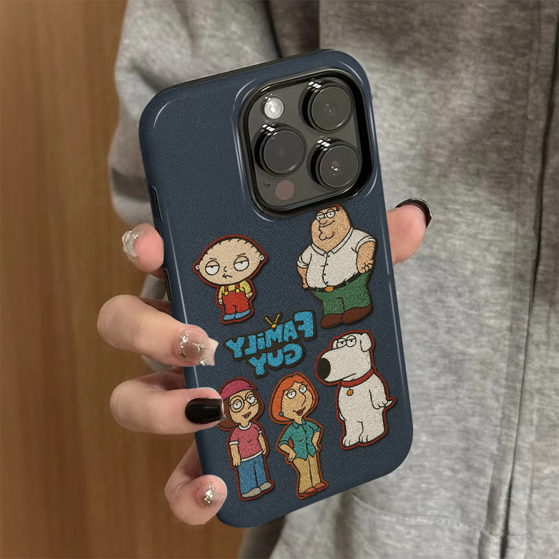 适用苹果16promax手机壳iPhone15pro新款简约iP14/13女16e卡通12恶搞之家7个性xsmax防摔11保护套8plus菲林xr