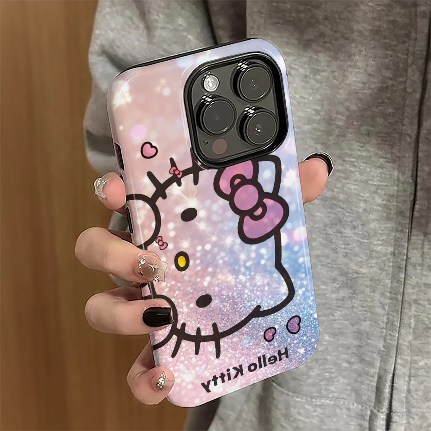 适用苹果15pro手机壳苹果16promax新款iPhone14pro简约iP13女12卡通16e线条kt猫7硬11防摔8plus套xsmax菲林xr
