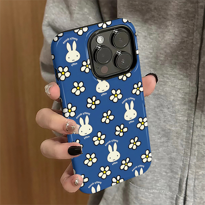 适用iPhone16promax手机壳苹果15pro新款苹果13简约iP14pro女12卡通xsmax可爱8套11防摔16e米菲兔7plus菲林xr