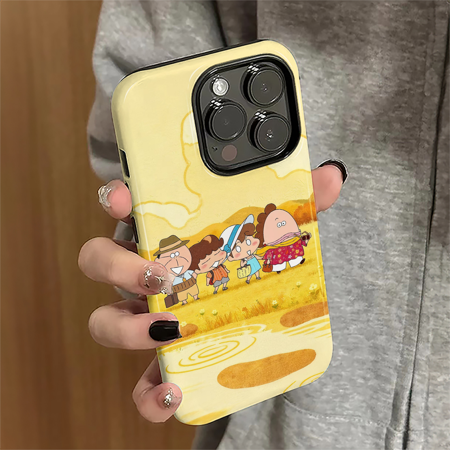 我们这一家适用苹果16pro手机壳iPhone17promax卡通15女13秋冬新款14防摔11保护套12日韩xsmax/8/7plus菲林e