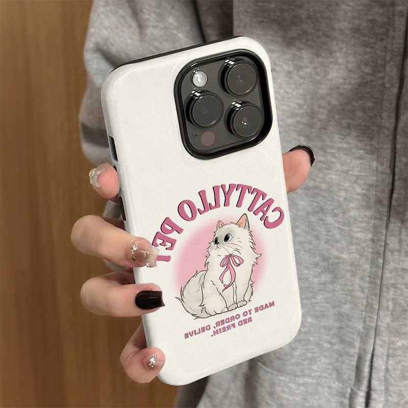 适用苹果16手机壳新款iPhone15promax女卡通iP13/14硅胶xr防摔保护套pro个性iP7/8小众plus可爱小猫xsmax外壳