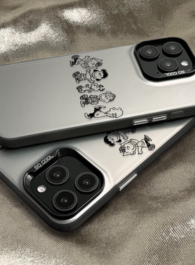 适用一加12手机壳1加ace2新款男1加11简约1+ace3v防摔保护套oneplusace3高级感pro史努比1十ace2v硅胶软壳