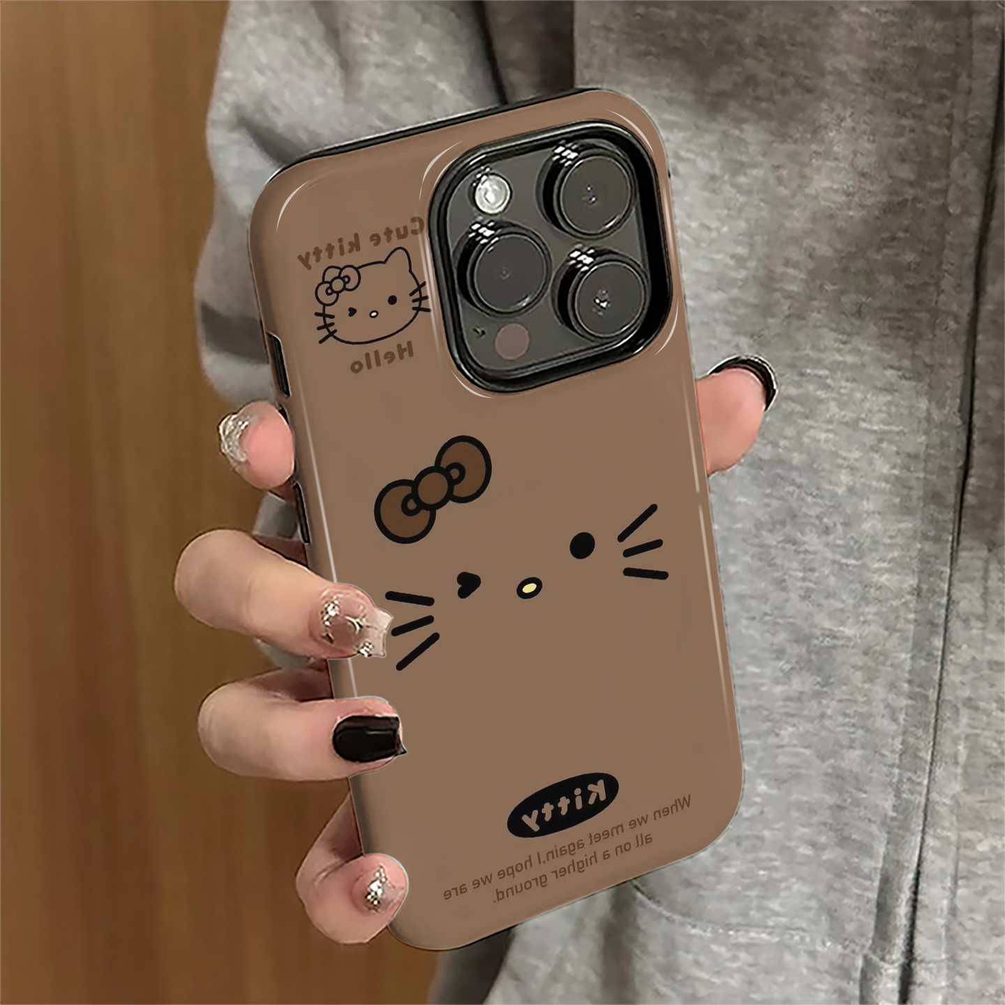 适用苹果16promax手机壳苹果15pro新款iPhone13女iP14pro简约12个性xsmax防摔11套7黑皮kt猫8plus硬xr菲林16e