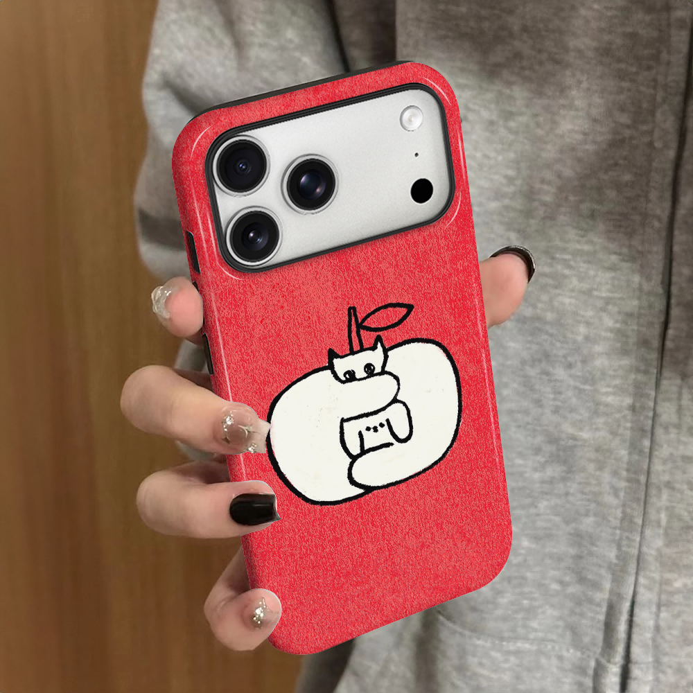 拥抱苹果适用iPhone16pro手机壳苹果17promax简约ip15pro女13艺术14新款xsmax日韩12防摔11保护套8/7plus菲林