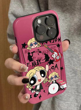 适用苹果15promax手机壳新款iPhone16女卡通iP13/14硅胶xr防摔保护套pro可爱iP7/8小众plus女警朴彩英xsmax外