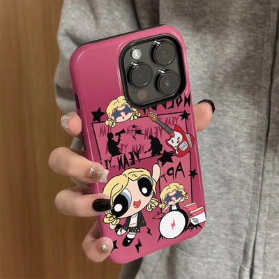 适用苹果15promax手机壳新款iPhone16女卡通iP13/14硅胶xr防摔保护套pro可爱iP7/8小众plus女警朴彩英xsmax外