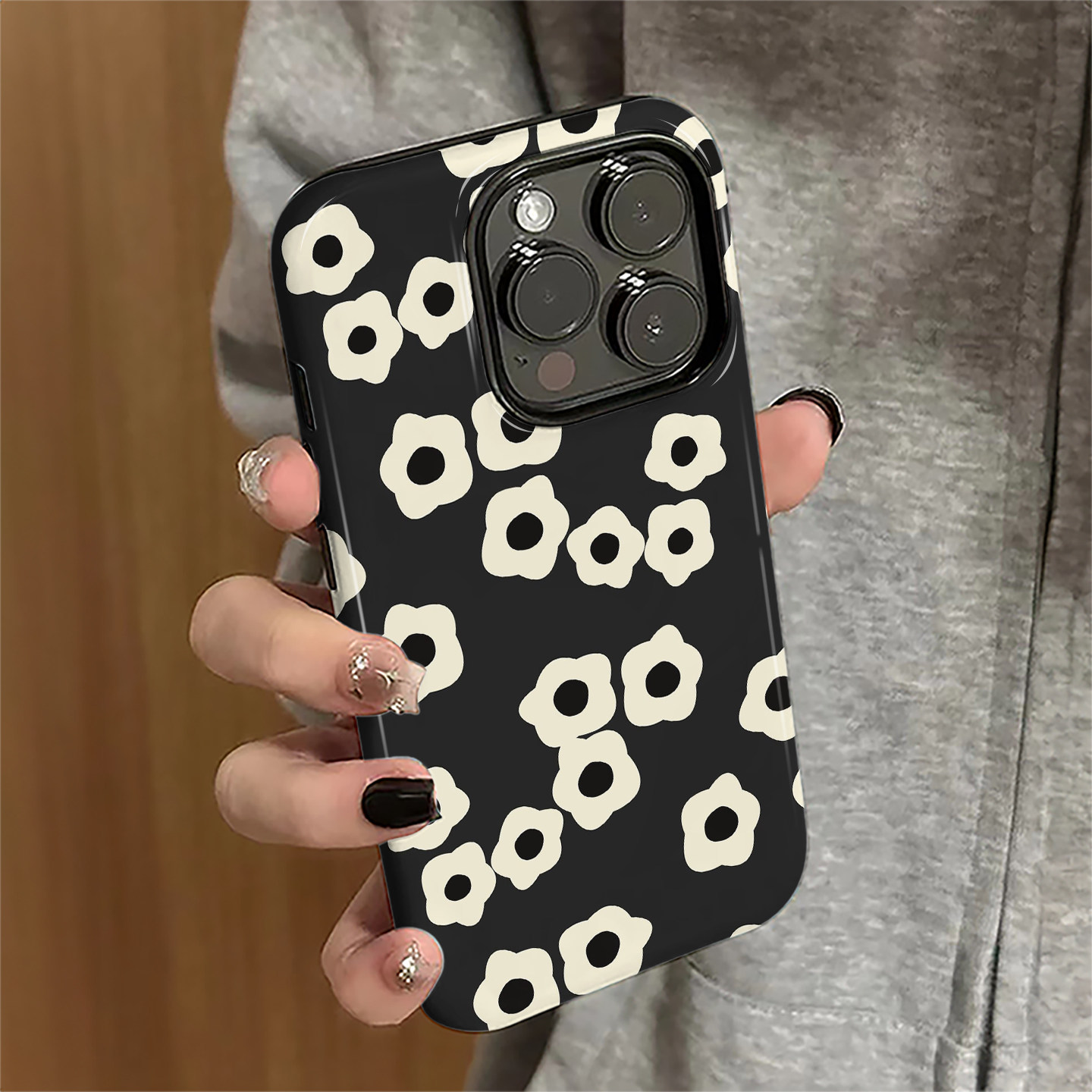 满屏碎花适用苹果17promax手机壳iPhone16pro简约ip15pro个性女13日韩14新款xsmax12防摔11保护套8/7plus菲林