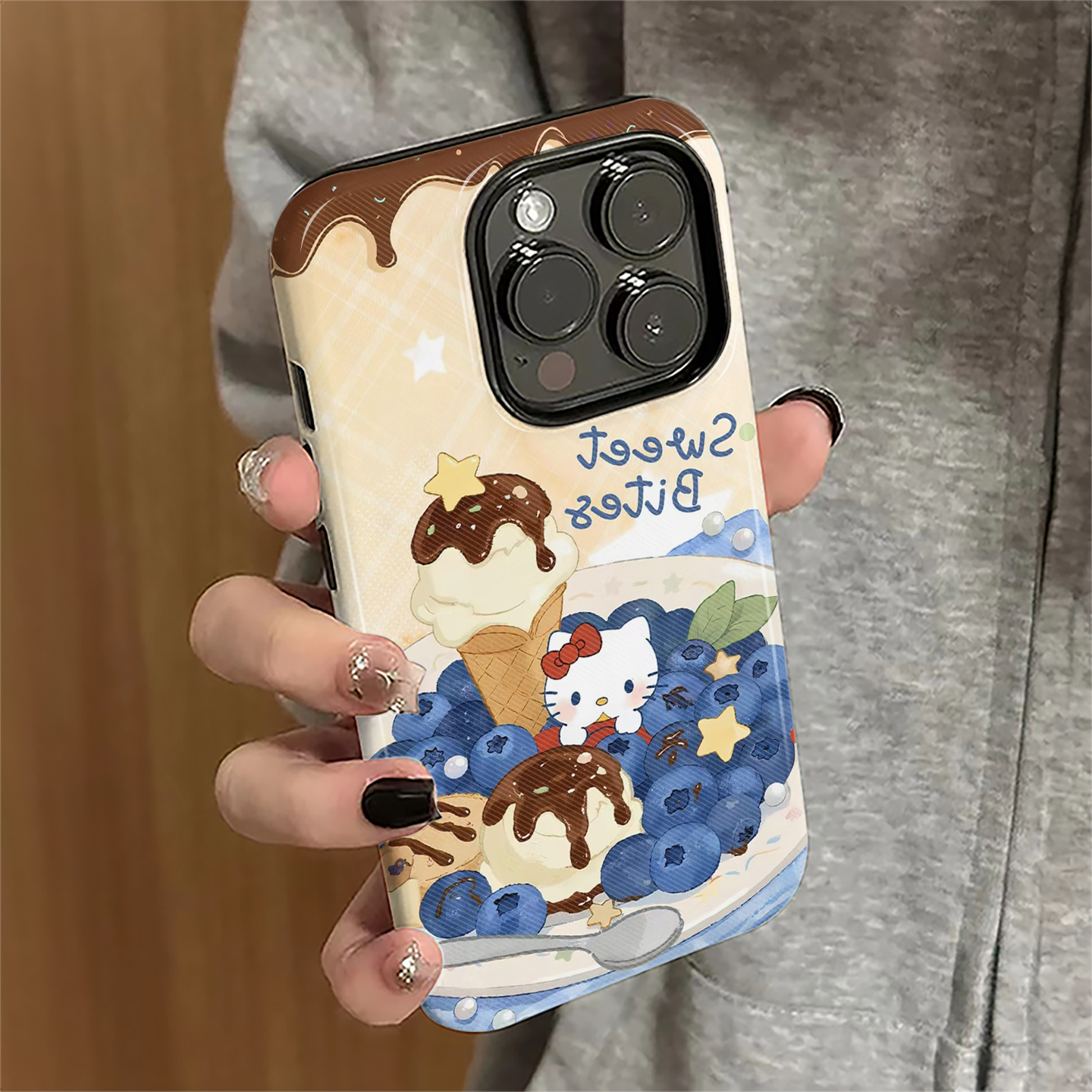 适用苹果17promax手机壳iPhone16pro卡通ip15pro新款13女14简约12防摔保护套11蓝莓kt猫xsmax潮7/8plus菲林e