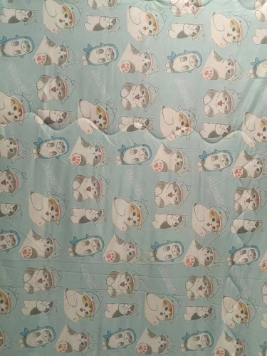 鲨鱼猫被子凉感