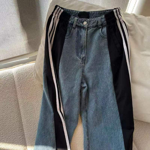 牛仔阔腿裤牛仔阔腿裤