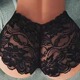 女 out lace Sexy underwear hollowed fit 内裤 slim 蕾丝镂空修身