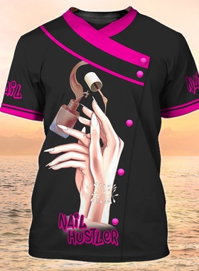 3D printing simple fashion short sleeve 3D印花简约时尚短袖男