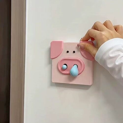 小猪鼻涕3D立体开关保护套