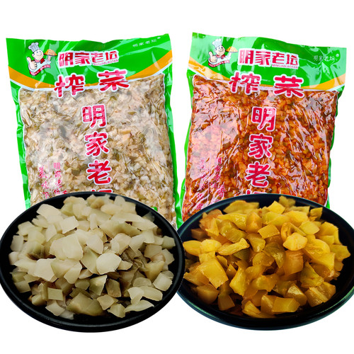 明家老坛涪陵榨菜碎米粒丁大包装