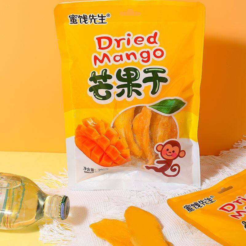 蜜饯先生200g芒果干厚片原切蜜饯果脯干办公室网红解腻解馋小零食
