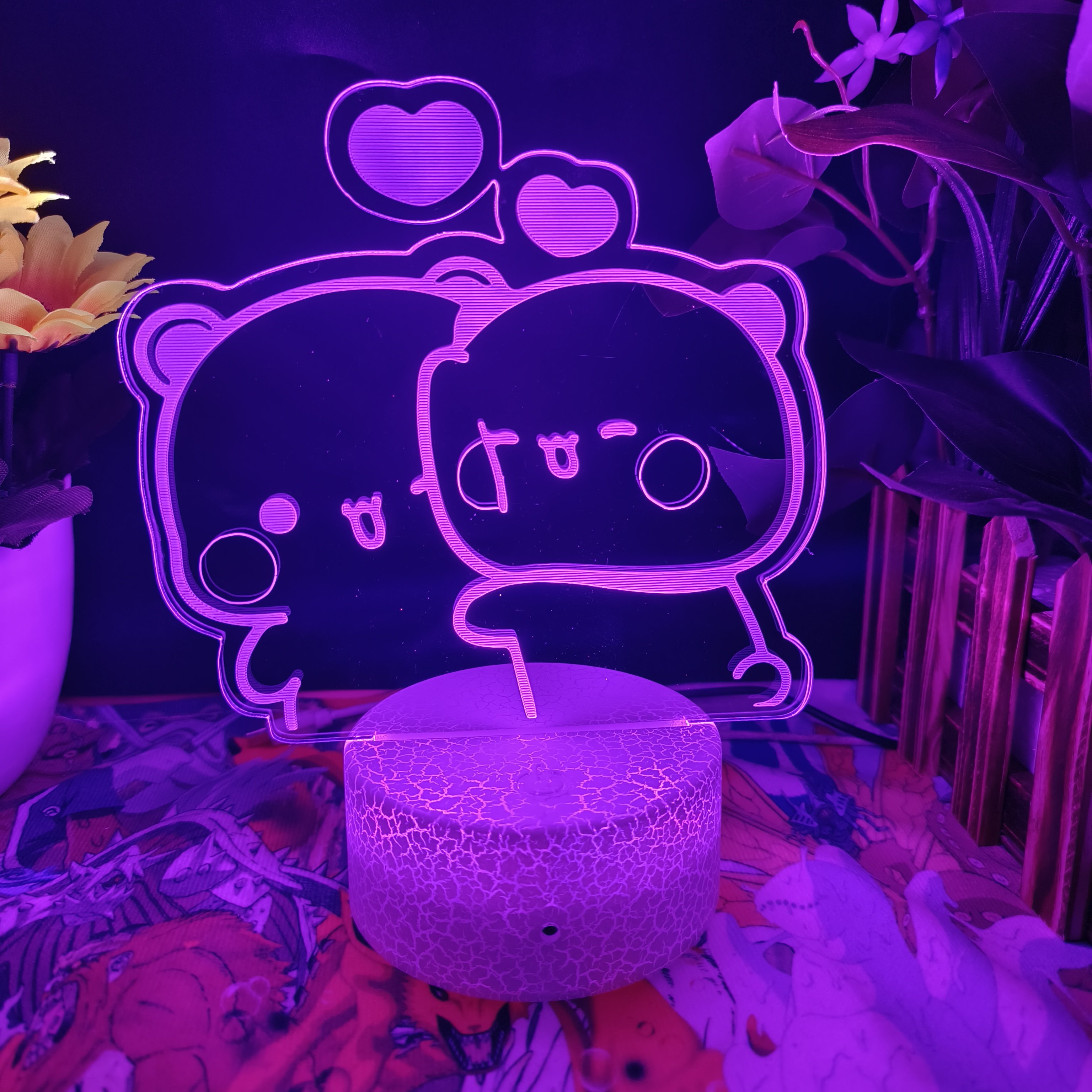 微信表情包一二布布熊猫手办周边卧室可爱摆件景品生日礼物小夜灯,节庆用品/礼品,装饰灯,淘宝优惠券,粉丝福利购,淘宝优惠卷