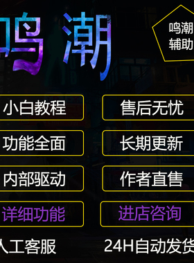 鸣潮辅助科技电脑无敌加速官服B服国际服修改器诛仙软件多功能pc