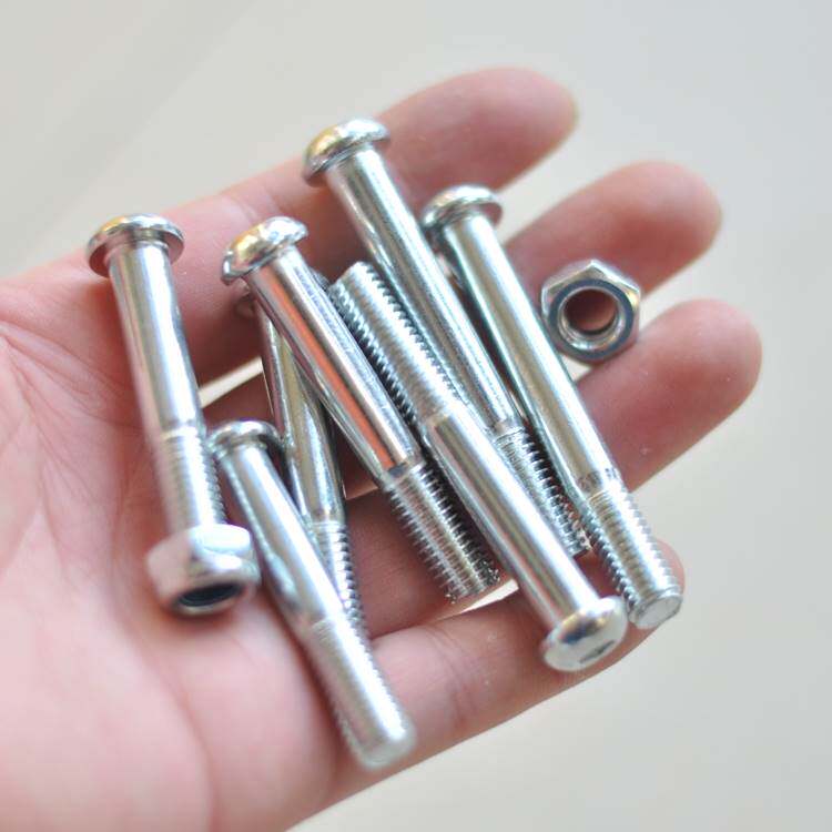 儿童滑板车轮子配件螺丝穿钉螺帽前轮后轮螺栓小孩滑滑车零件大全