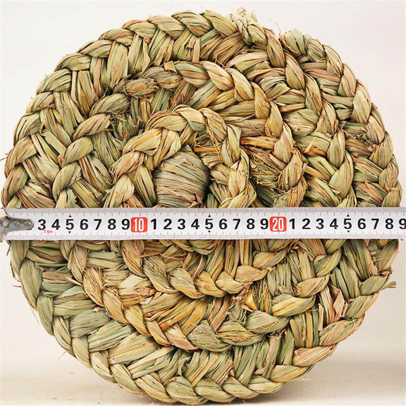 云南文山草墩凳子手工稻草编织坐墩蒲团坐垫透气家居家具25*30cm