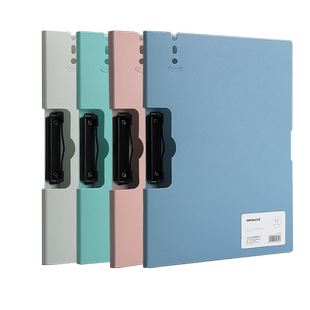 学生用试卷夹双夹多功能资料夹横版硬板夹档案夹书写夹板文件夹板夹A4商务会议夹合同签约夹办公用品A3图纸夹