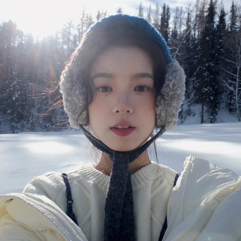 ins风韩国新款~护耳防冻耳包冬季保暖耳暖绑带毛绒耳罩女防寒耳套