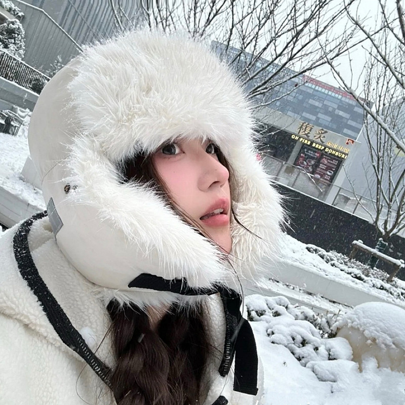 户外零下40度骑车保暖护耳雷锋帽