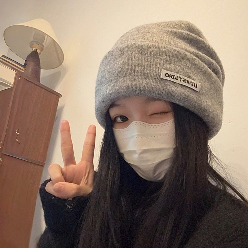 帽子女2025新款毛线帽冬季显脸小保暖堆堆帽大头围针织护耳帽冷帽,服饰配件/皮带/帽子/围巾,帽子,淘宝优惠券,粉丝福利购,淘宝优惠卷