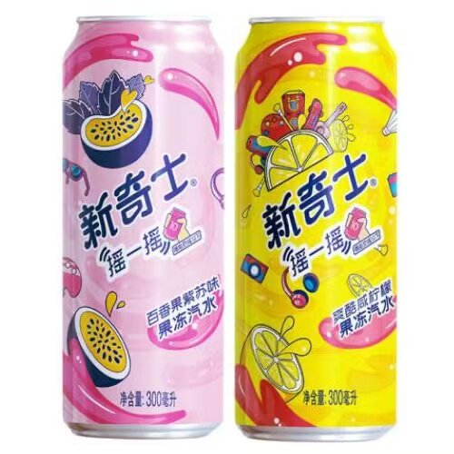 新奇士果冻汽水紫苏百香果300ml