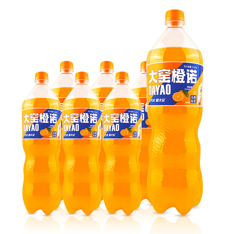 大窑橙诺1.3L*6瓶老式汽水