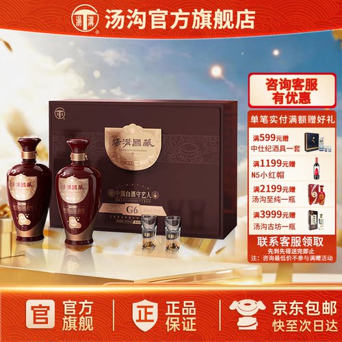 【官方正品】汤沟国藏G6礼盒42度